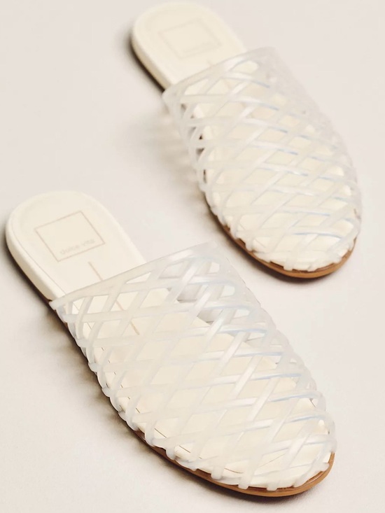 Dolce Vita Shoes - Dolce Vita “Ginna” Woven Slide in Crystal Jelly - NWT